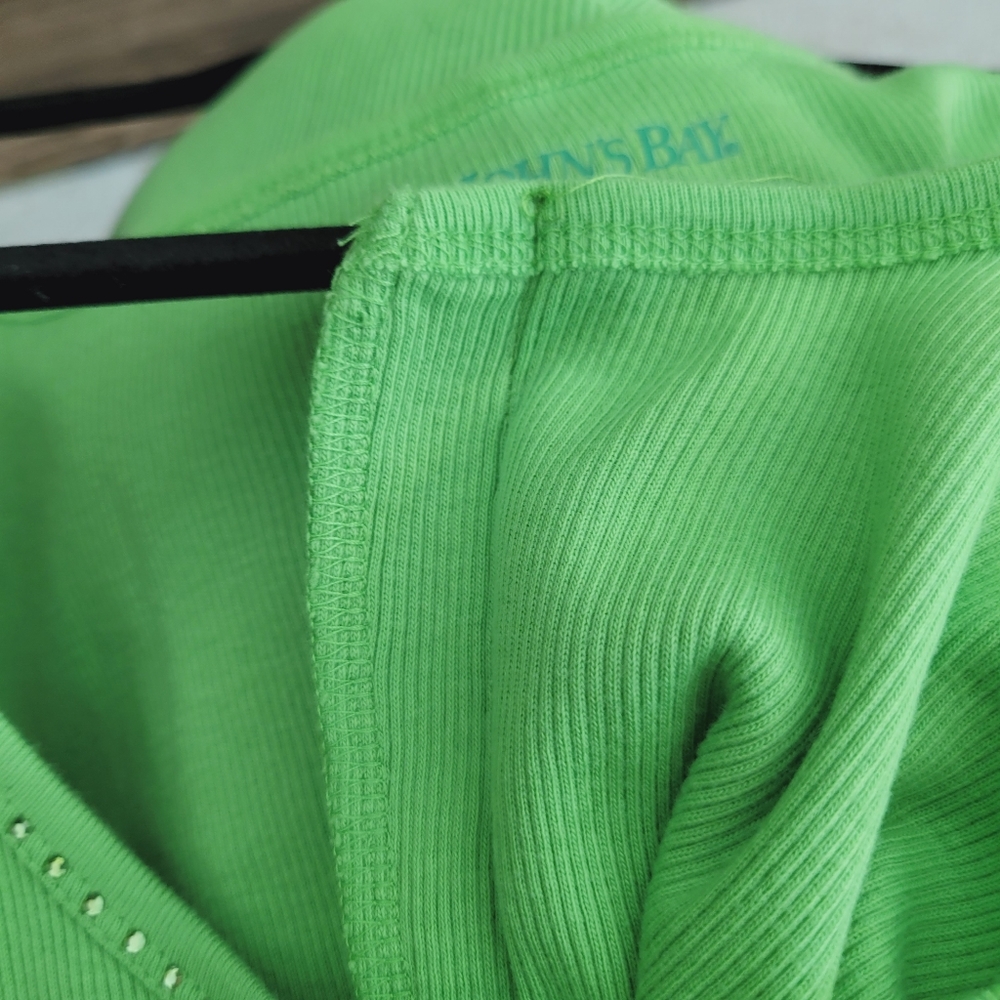 2~Embellished, Rib Tanks St. John's Bay XL - Picture 12 of 14